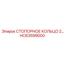 HC63599000 СТОПОРНОЕ КОЛЬЦО 2 Epiroc