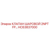 HC63837000 КЛАПАН ШАРОВОЙ 2NPT FP… Epiroc