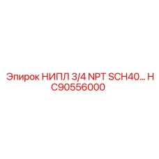 HC90556000 НИПЛ 3/4 NPT SCH40… Epiroc