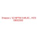 HC90892000 L 1/2 NPTM X #6JIC Epiroc