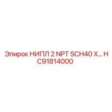 HC91814000 НИПЛ 2 NPT SCH40 Epiroc