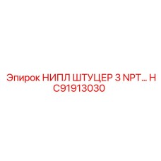 HC91913030 НИПЛ ШТУЦЕР 3 NPT Epiroc