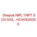 HC91925000 Nipple 1 NPT SCH XXS Epiroc