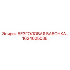 Безголовая бабочка Epiroc артикул 1624625038
