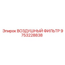 9753228838 ВОЗДУШНЫЙ ФИЛЬТР Epiroc