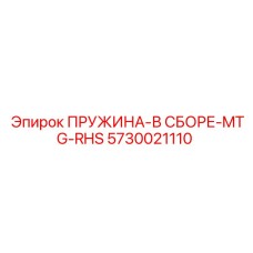 5730021110 ПРУЖИНА-В СБОРЕ-MTG-RHS Epiroc