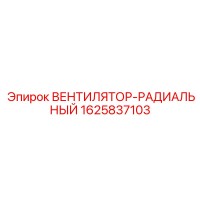 1625837103 ВЕНТИЛЯТОР-РАДИАЛЬНЫЙ Epiroc