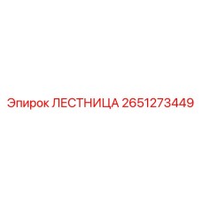 2651273449 ЛЕСТНИЦА Epiroc