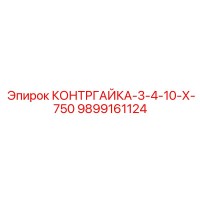 9899161124 КОНТРГАЙКА-3-4-10-Х-750 Эпирок