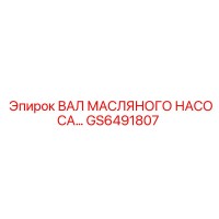 GS6491807 Вал масляного насоса Epiroc