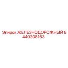 8440308163 ЖЕЛЕЗНОДОРОЖНЫЙ Epiroc
