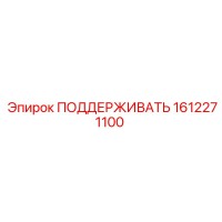 1612271100 ПОДДЕРЖИВАТЬ Epiroc