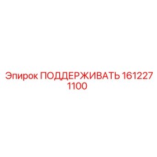 1612271100 ПОДДЕРЖИВАТЬ Epiroc