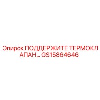 GS15864646 ПОДДЕРЖИТЕ ТЕРМОКЛАПАН Epiroc