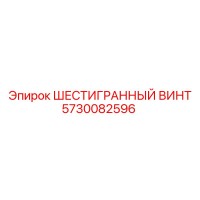 5730082596 ШЕСТИГРАННЫЙ ВИНТ Epiroc