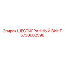 5730082598 ШЕСТИГРАННЫЙ ВИНТ Epiroc