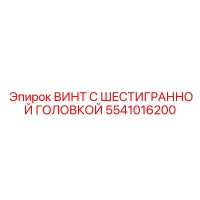 5541016200 ВИНТ С ШЕСТИГРАННОЙ ГОЛОВКОЙ Epiroc
