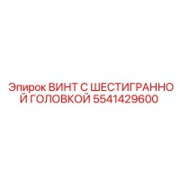 5541429600 ВИНТ С ШЕСТИГРАННОЙ ГОЛОВКОЙ Epiroc