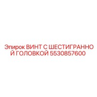 5530857600 ВИНТ С ШЕСТИГРАННОЙ ГОЛОВКОЙ Epiroc