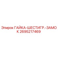 2695217469 ГАЙКА-ШЕСТИГР.-ЗАМОК Epiroc