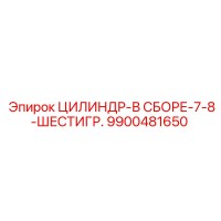 9900481650 ЦИЛИНДР-В СБОРЕ-7-8-ШЕСТИГР. Epiroc
