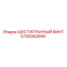 5730082699 ШЕСТИГРАННЫЙ ВИНТ Epiroc