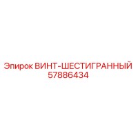 57886434 ВИНТ-ШЕСТИГРАННЫЙ Epiroc