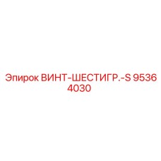 95364030 ВИНТ-ШЕСТИГР.-S Epiroc