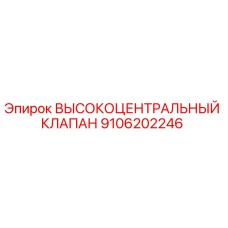 9106202246 ВЫСОКОЦЕНТРАЛЬНЫЙ КЛАПАН Epiroc