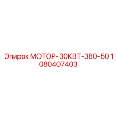 1080407403 МОТОР-30КВТ-380-50 Epiroc