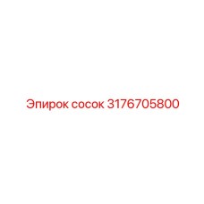 3176705800 сосок Epiroc