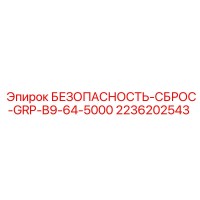 2236202543 БЕЗОПАСНОСТЬ-СБРОС-GRP-B9-64-5000 Epiroc