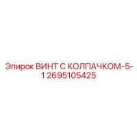 2695105425 ВИНТ С КОЛПАЧКОМ-5-1 by Epiroc