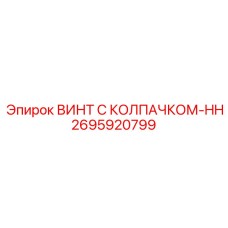 2695920799 ВИНТ С КОЛПАЧКОМ-HH Epiroc