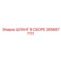 2656877111 ШЛАНГ В СБОРЕ Epiroc