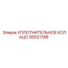 95021788 УПЛОТНИТЕЛЬНОЕ КОЛЬЦО Epiroc