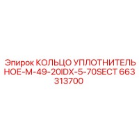 663313700 КОЛЬЦО УПЛОТНИТЕЛЬНОЕ-M-49-20IDX-5-70SECT Epiroc