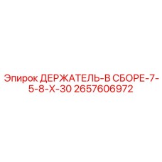 2657606972 ДЕРЖАТЕЛЬ-В СБОРЕ-7-5-8-X-30 Epiroc