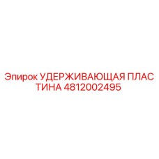 4812002495 УДЕРЖИВАЮЩАЯ ПЛАСТИНА Epiroc