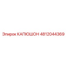 4812044369 КАПЮШОН Epiroc