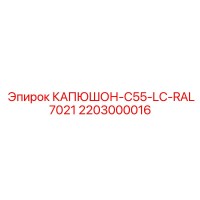 2203000016 КАПЮШОН-C55-LC-RAL7021 Epiroc