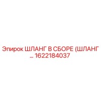 1622184037 ШЛАНГ В СБОРЕ (ШЛАНГ...) Эпирок