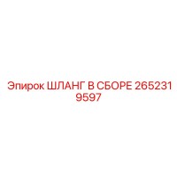 2652319597 ШЛАНГ В СБОРЕ Epiroc
