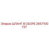 2657100737 ШЛАНГ В СБОРЕ Epiroc