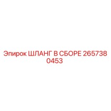 2657380453 ШЛАНГ В СБОРЕ Эпирок