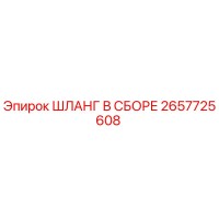 2657725608 ШЛАНГ В СБОРЕ Epiroc