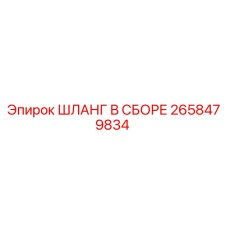 2658479834 ШЛАНГ В СБОРЕ Epiroc