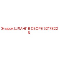 52178225 ШЛАНГ В СБОРЕ Epiroc