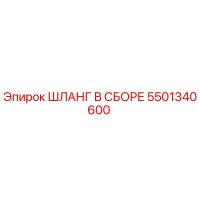 5501340600 ШЛАНГ В СБОРЕ Epiroc