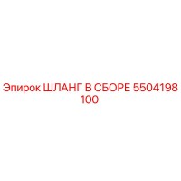 5504198100 ШЛАНГ В СБОРЕ Epiroc
